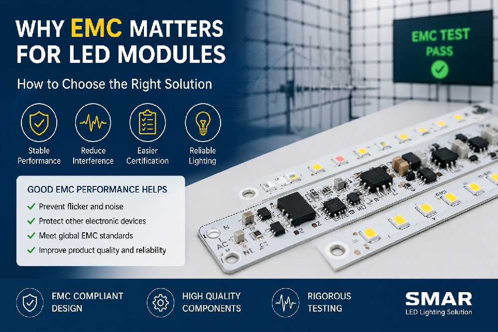 Why EMC Matters for LED Modules and How to Choose the Right Solution