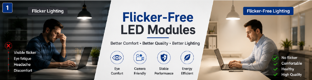 Flicker-Free LED Modules: Why They Matter for Modern Lighting