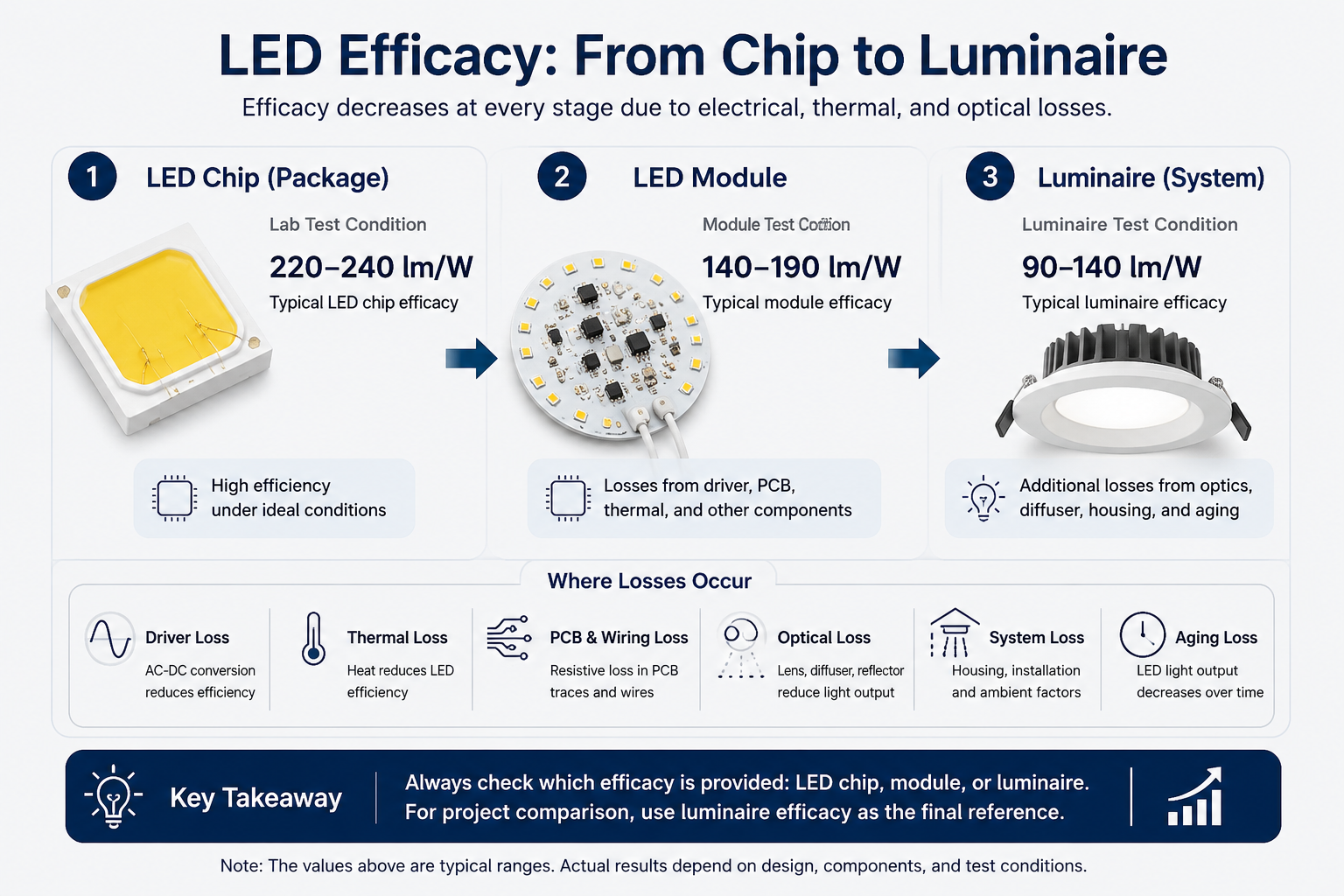 1783472258112936.png LED chip vs module vs luminaire efficacy comparison